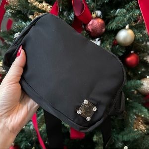 Louis Vuitton Custom Patch Black Waist Bag/Belt Bag #1